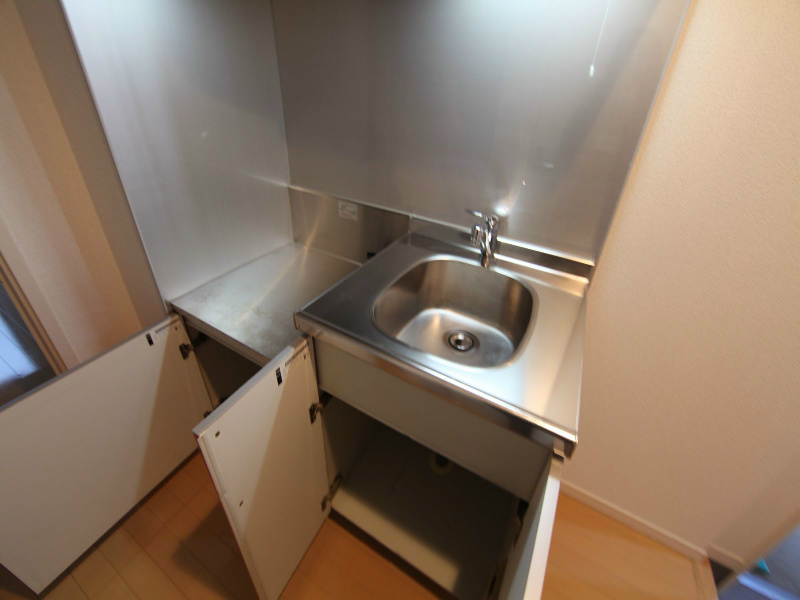 アスカⅠ キッチン（ガス2口コンロ設置可）冷蔵庫レンジ等ご用意できます