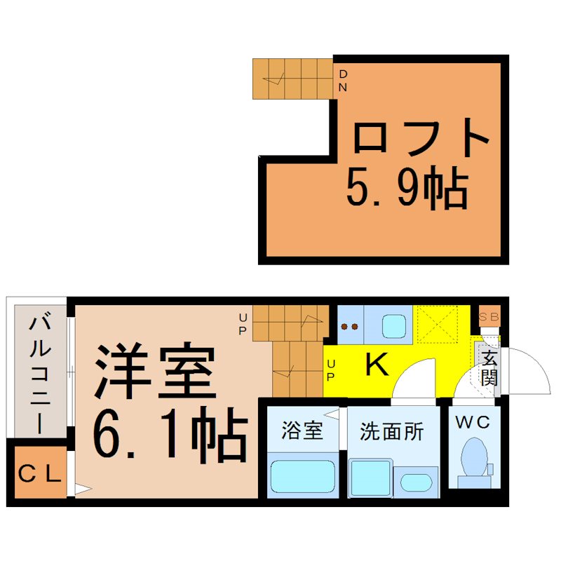 ハーモニーテラス平針IV 間取図