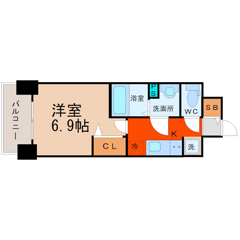 プレサンスＮＡＧＯＹＡファスト 間取図