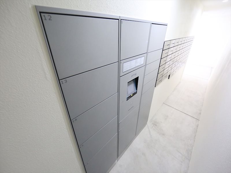 エステムコート名古屋ステーションクロス 宅配BOX　不在時に荷物の受け取りができます
