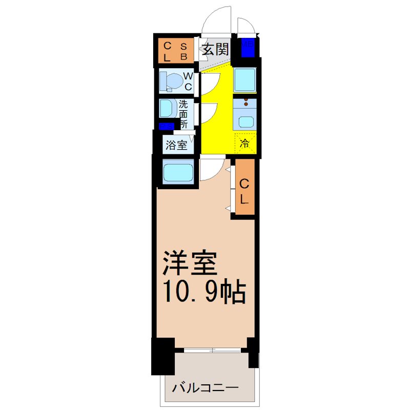 プレサンス丸の内リラティ 間取図