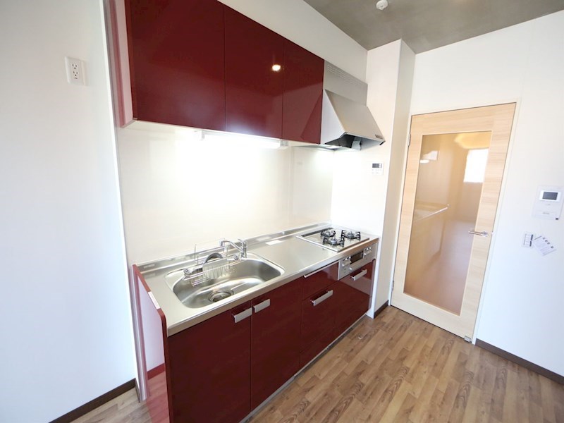 Ｎａｐａｒｔｍｅｎｔ（Ｎアパートメント） システムキッチン（ガス3口コンログリル付）