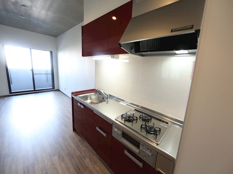 Ｎａｐａｒｔｍｅｎｔ（Ｎアパートメント） システムキッチン（ガス3口コンログリル付）