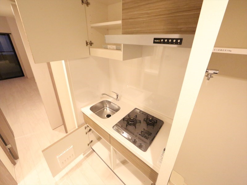 パークアクシス名古屋山王 システムキッチン（ガス2口コンロ付）