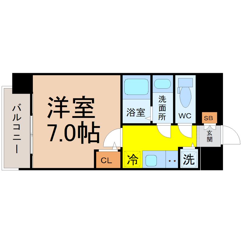 エスリード千種パークフロント 間取図