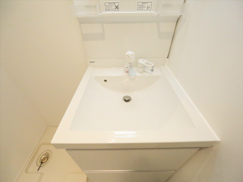 カシミール本陣 脱衣所　独立洗面台（シャンプードレッサー）洗濯機用意できます
