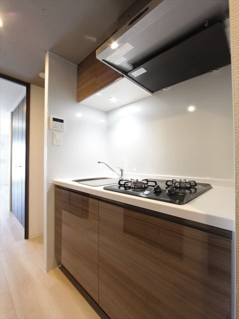 S-RESIDENCE池下西 システムキッチン（ガス2口コンロ付）