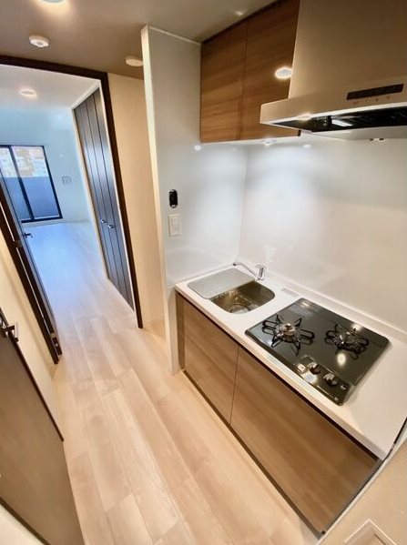 S-RESIDENCE池下西 システムキッチン（ガス2口コンロ付）