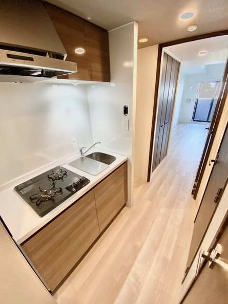S-RESIDENCE池下西 システムキッチン（ガス2口コンロ付）