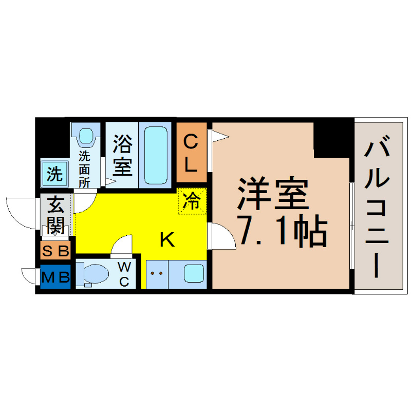 Ｚ・Ｒ名駅 間取り