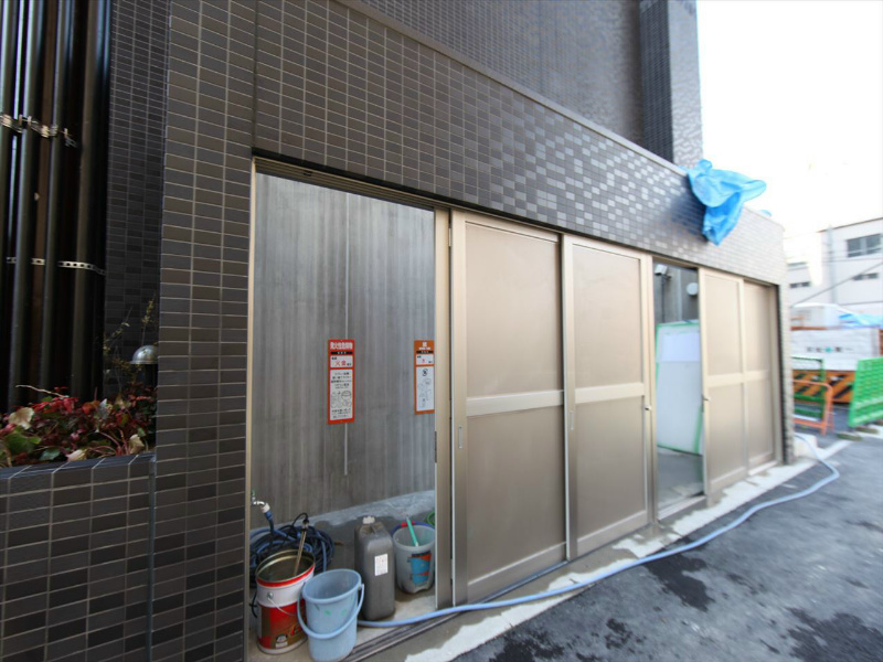 プレサンス金山コネクト 敷地内ゴミ捨て場