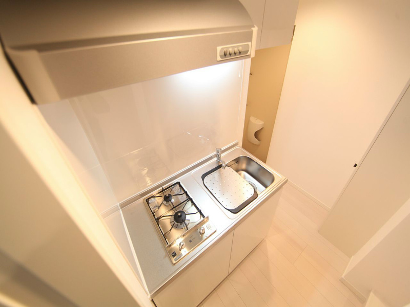 ウィルコートＩ則武 システムキッチン（ガス2口）冷蔵庫・レンジ等ご用意できます
