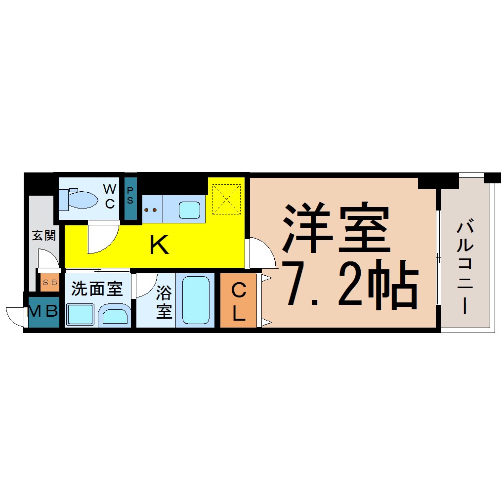 アフロディーテ 間取図　家具家電ご用意できます