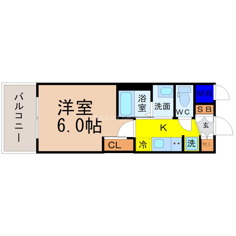エステムコート名古屋黒川シャルマン 間取図