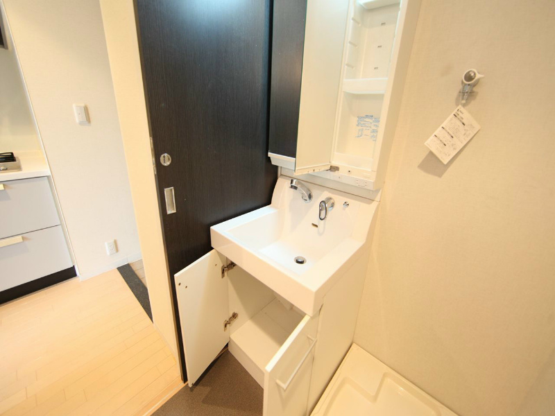 レジディア白壁 脱衣所　独立洗面台（シャンプードレッサー）洗濯機用意できます