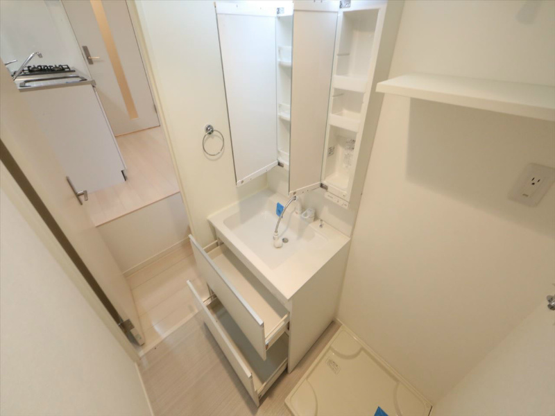 愛知県名古屋市中村区則武２丁目 脱衣所　独立洗面台（シャンプードレッサー）洗濯機用意できます