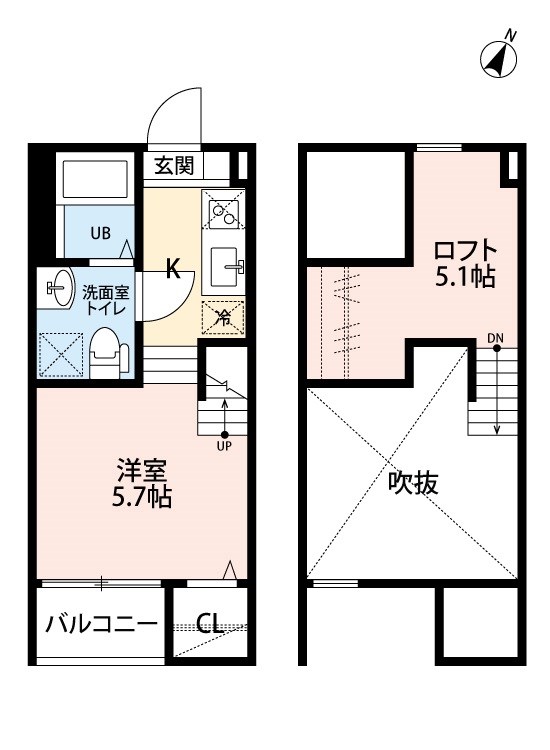 St ZUCCA（エスティーズッカ）  間取図