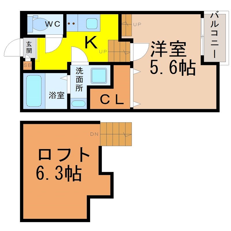 Creo中村区役所（クレオ中村区役所） 光インターネット無料システムキッチン　家具家電ご用意できます