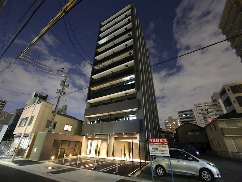 メイクス矢場町 外観　オートロック　宅配ＢＯＸ　防犯カメラ