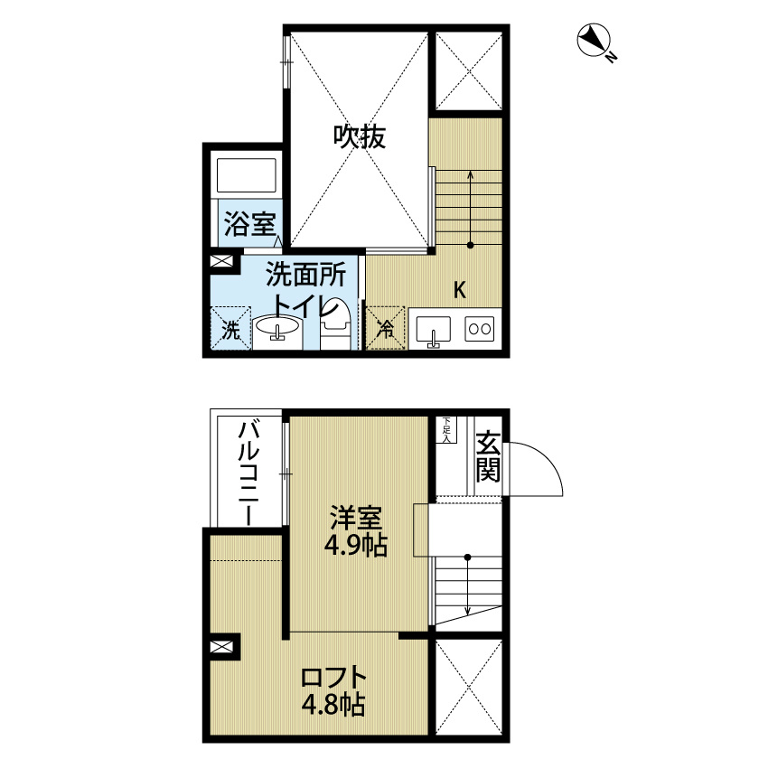 サンエイブリッジⅡ 間取図