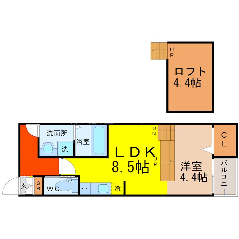 ハーモニーテラス押切 間取図