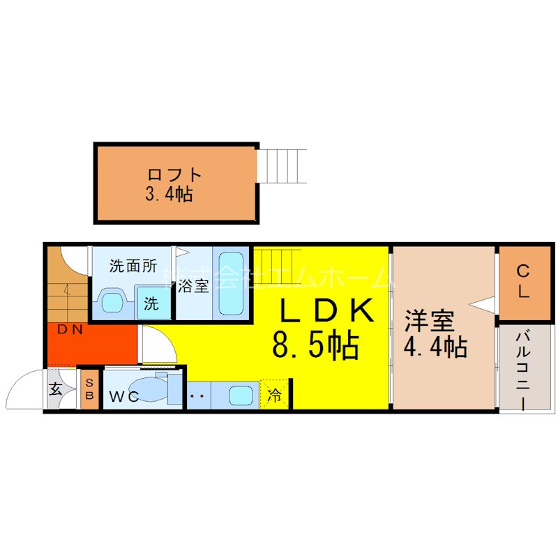 ハーモニーテラス押切 間取図