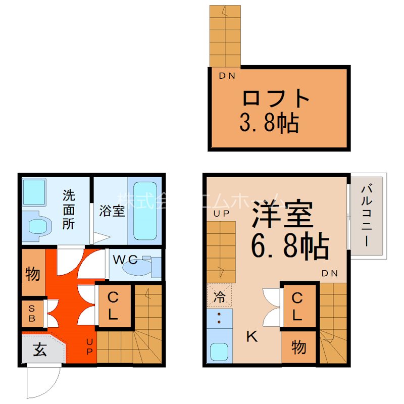 ハーモニーテラス野並Ⅲ 間取図
