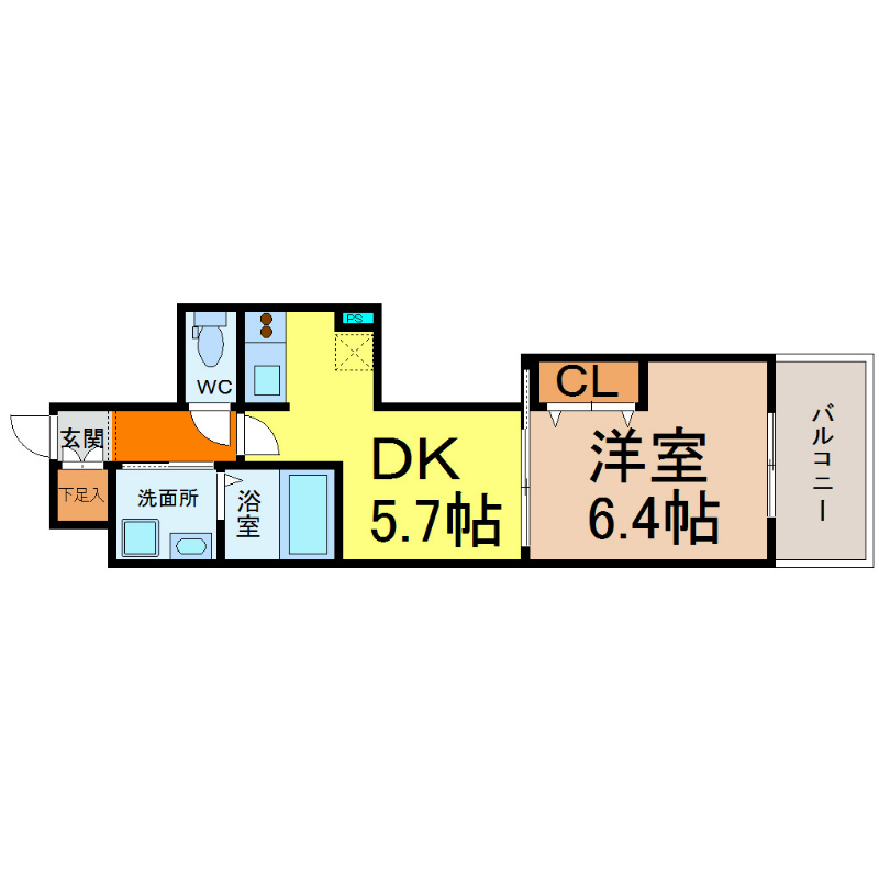 エステムプラザ名古屋駅前プライムタワー 間取図