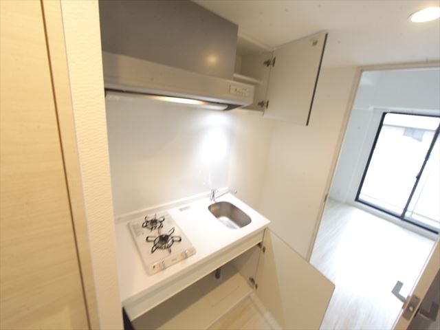 S-RESIDENCE今池南 システムキッチン（ガス2口コンロ付）