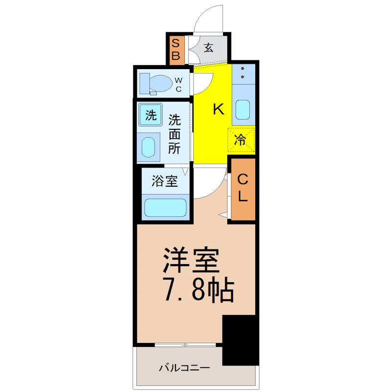 エステムコート名古屋今池アーバンゲート 間取図