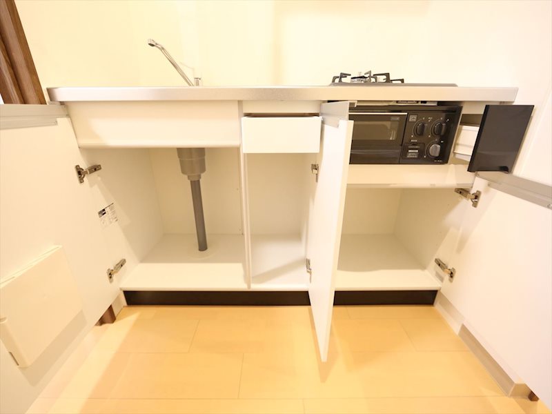 Ｚ・Ｒ名駅 システムキッチン　2口ガスコンロ　グリル付