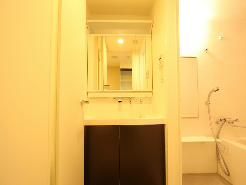 CASAプラスアルファ名駅南（CASA＋α名駅南） 脱衣所　独立洗面台（シャンプードレッサー付）収納スペース有