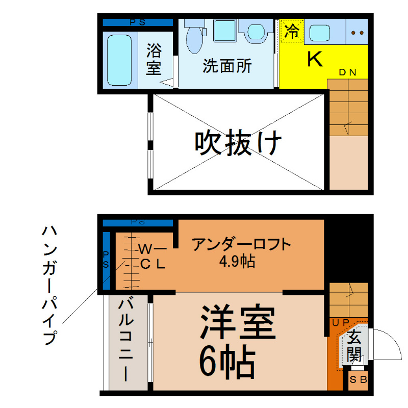 モルゲンロート中坪 間取図