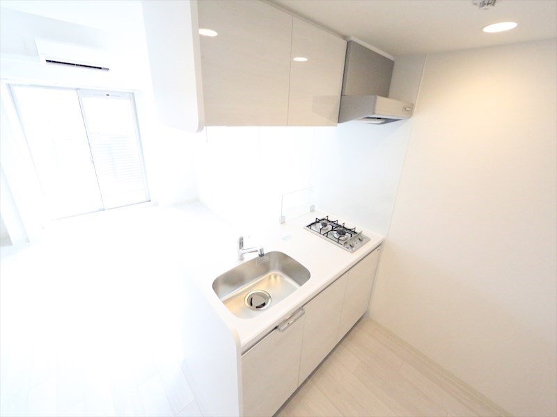 ファステート名古屋ラプソティ システムキッチン（ガス2口コンロ付）カウンターキッチン