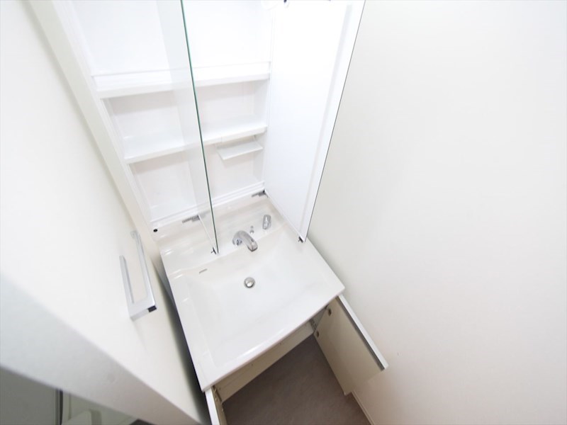CORNES HOUSE NAGOYA（コーンズハウスナゴヤ） 脱衣所　独立洗面台（シャンプードレッサー付）収納スペース有