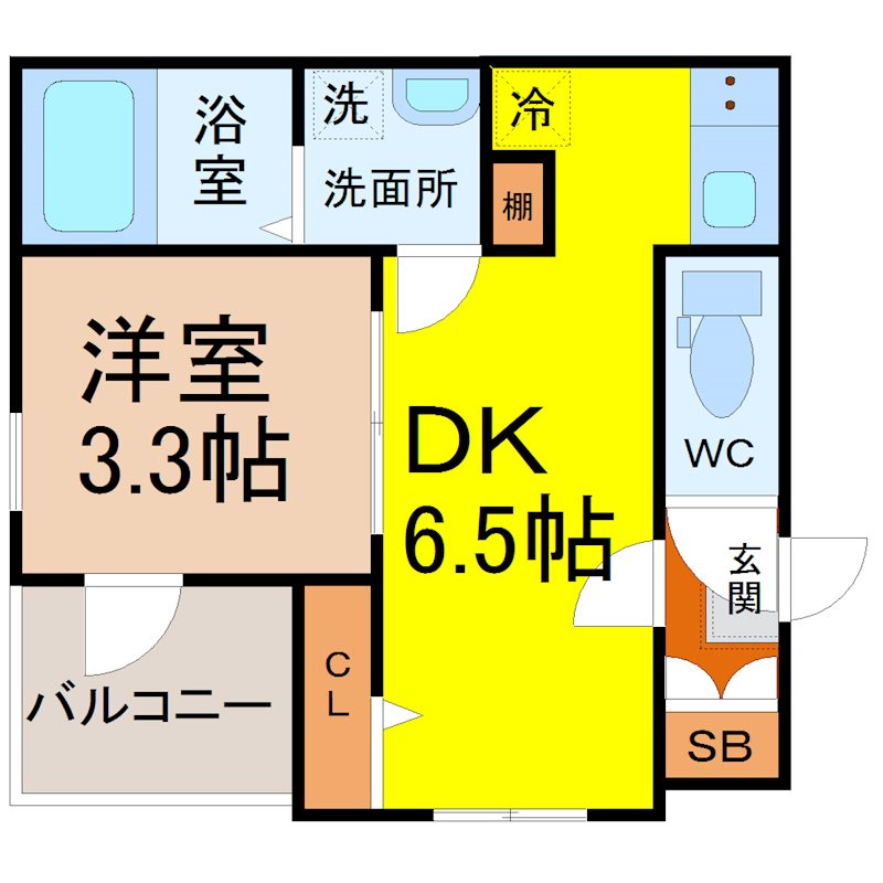 ハーモニーテラス城東町Ⅰ 間取図