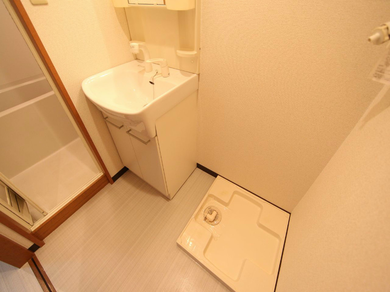 ピースフル金山 脱衣所　室内洗濯機置き場