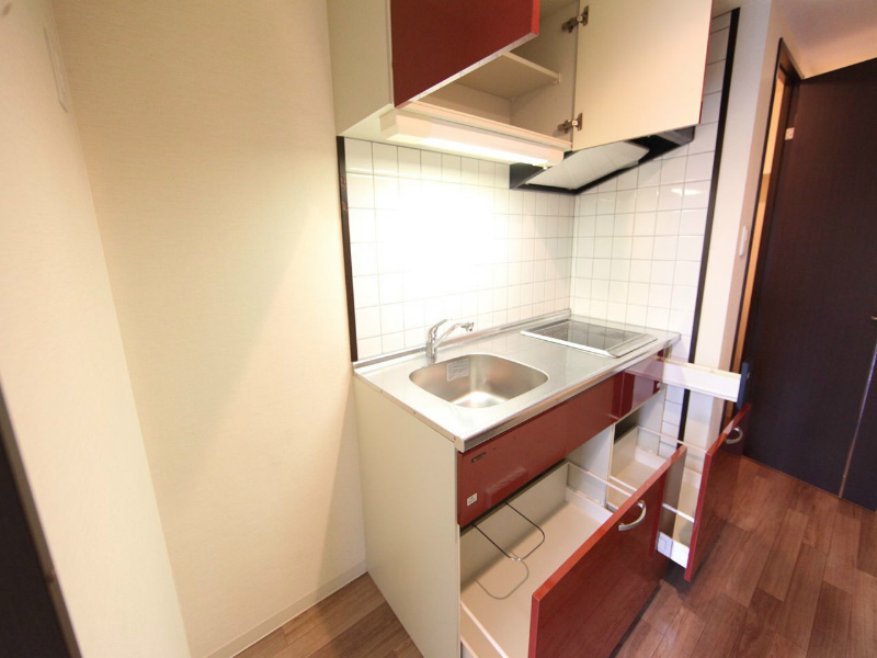 ＴＯＹＯＯＫＡ　ＡＰＡＲＴＭＥＮＴ（トヨオカアパートメント） システムキッチン（ＩＨ2口）冷蔵庫・レンジ等ご用意できます