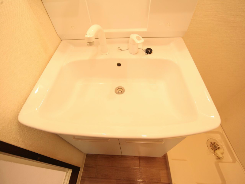 ＴＯＹＯＯＫＡ　ＡＰＡＲＴＭＥＮＴ（トヨオカアパートメント） 脱衣所　独立洗面台（シャンプードレッサー）洗濯機用意できます