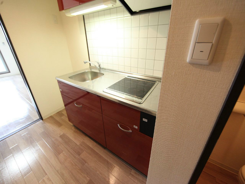 ＴＯＹＯＯＫＡ　ＡＰＡＲＴＭＥＮＴ（トヨオカアパートメント） システムキッチン（ＩＨ2口）冷蔵庫・レンジ等ご用意できます