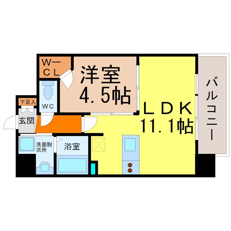 プレサンス丸の内レジデンスII 間取図