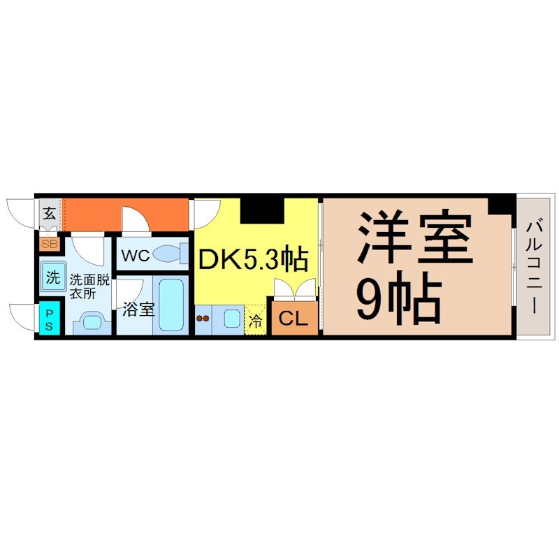 レジディア東桜 間取図