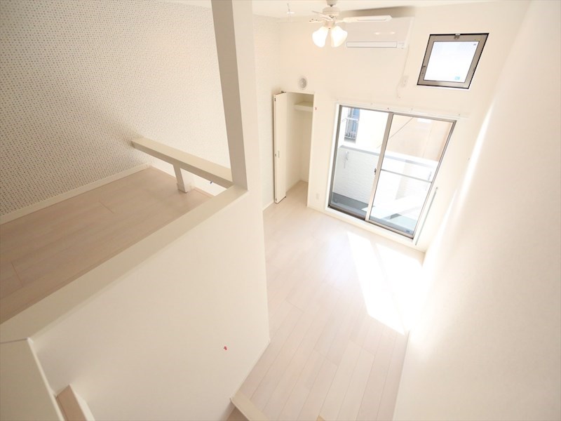 Ｌｏｆｔ9金山 洋室6.4帖　ロフト5.7帖（収納にも寝室にも使えます）