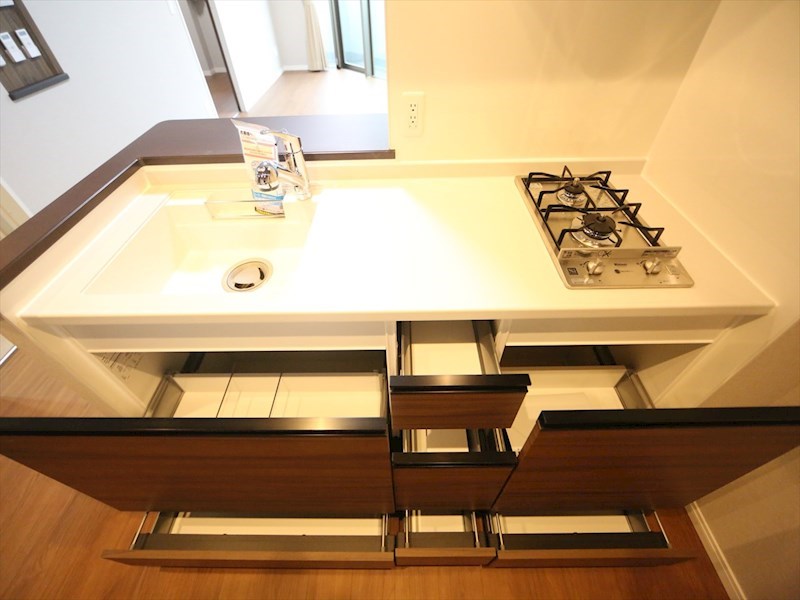 ＲＥＳＩＤＥＮＣＥ　ＴＡＣＨＩＢＡＮＡ システムキッチン（ガス2口コンロ付）カウンターキッチン