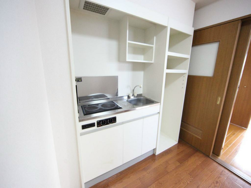 太閤通マンション キッチン（2口電気コンロ）