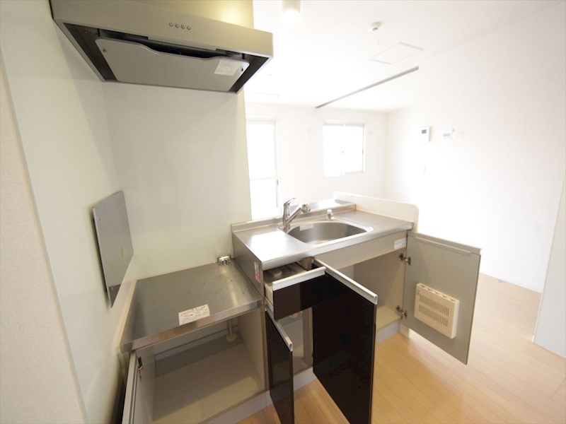 レクスト赤坂 カウンターキッチン（ガス2口コンロ設置可）　浄水器使用可