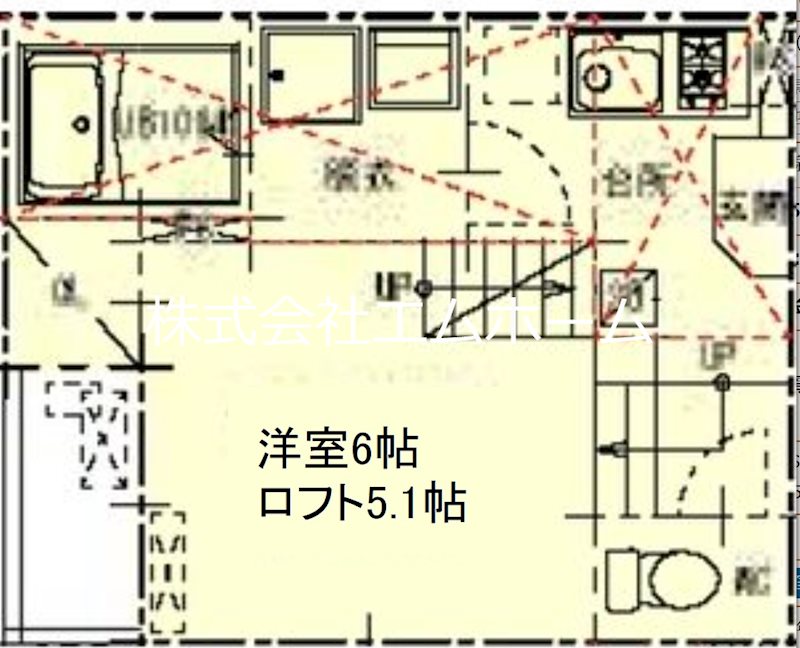 ハーモニーテラス荒中町Ⅱ 間取図