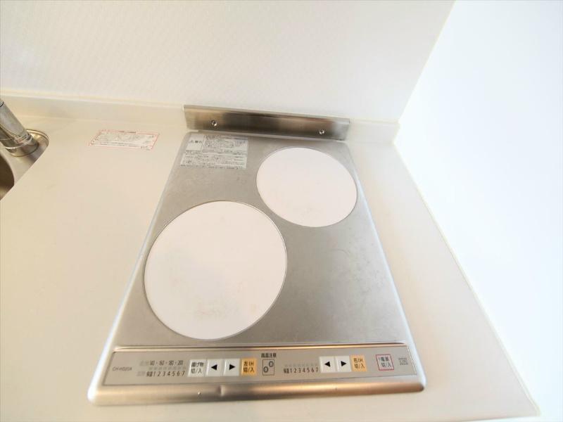 ＫＤＸ千早レジデンス システムキッチン（ＩＨ2口）冷蔵庫レンジ等ご用意できます