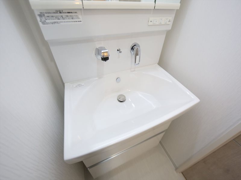 プレスティ則武 脱衣所　シャンプードレッサー　室内洗濯機置き場