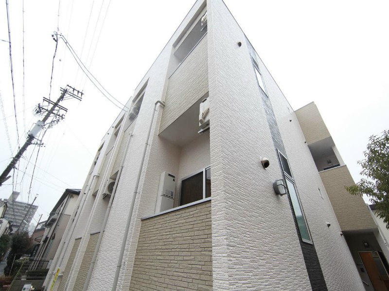 ＯａｋＴｒｅｅＭａｉｓｏｎ志賀 外観　光インターネット使い放題無料　全部屋角部屋　家具家電（冷蔵庫・レンジ・洗濯機等）ご用意できます